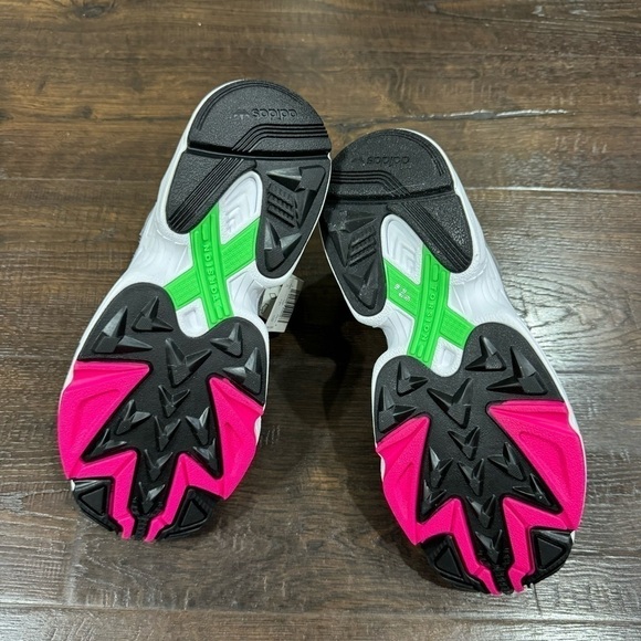 Adidas Yung 96 Off White Solar Green Sneaker Size 7 Women - Picture 8 of 10